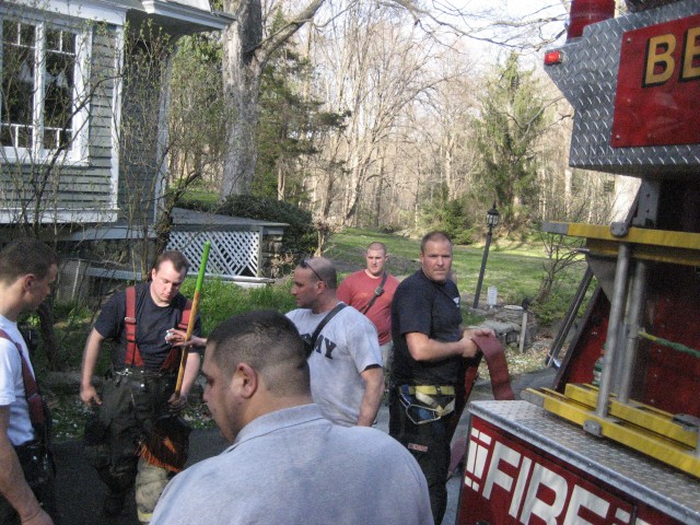 Mutual Aid Brush Fire Katonah, Whitlockville rd